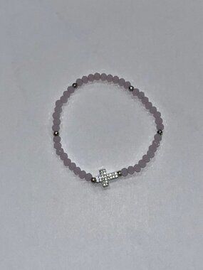 Beaded Cross Bracelet